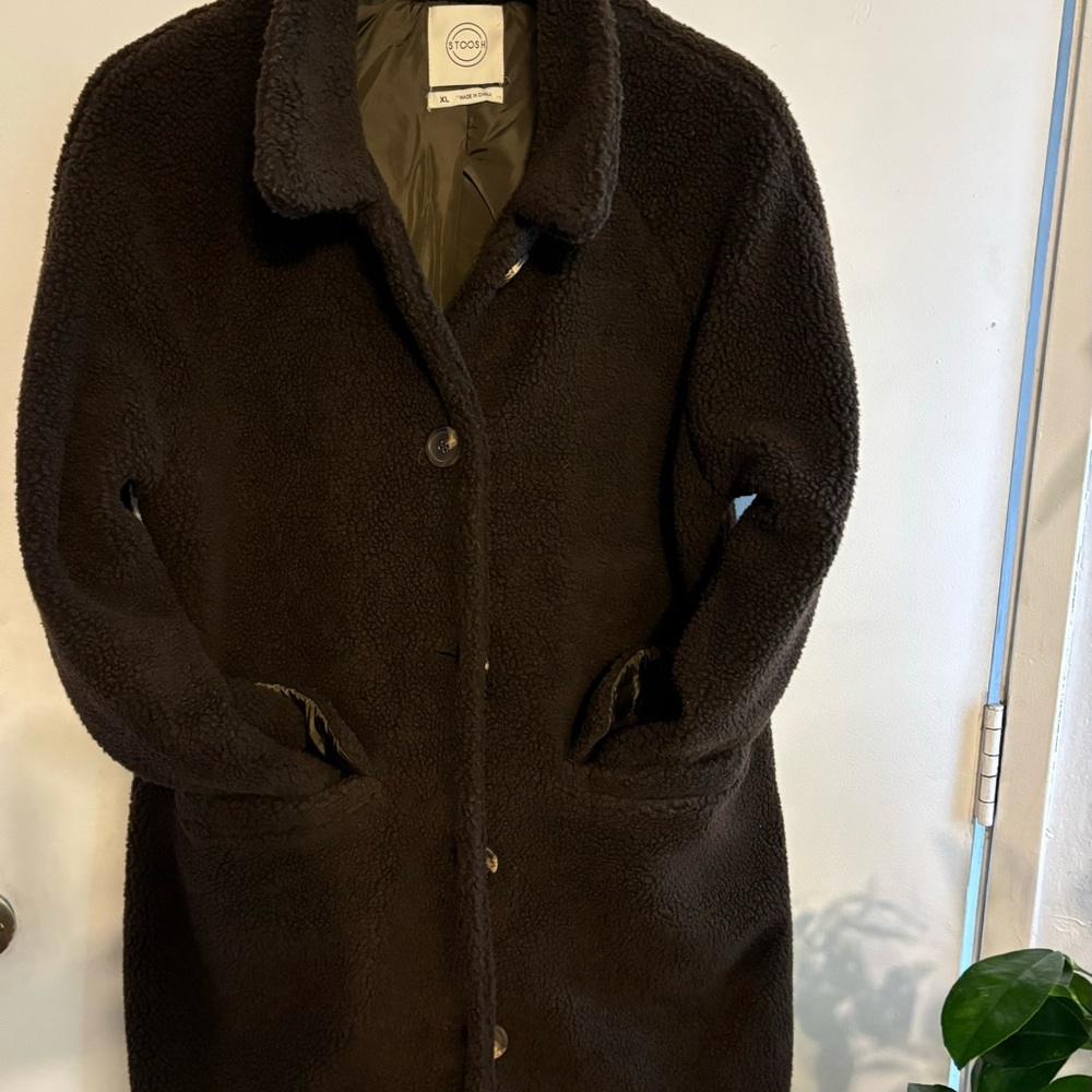 Cozy Black Teddy Coat